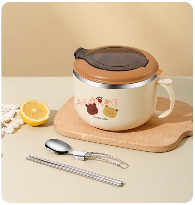 Stainless Lunch Box - Miska ze stali nierdzewnej z pokrywką,