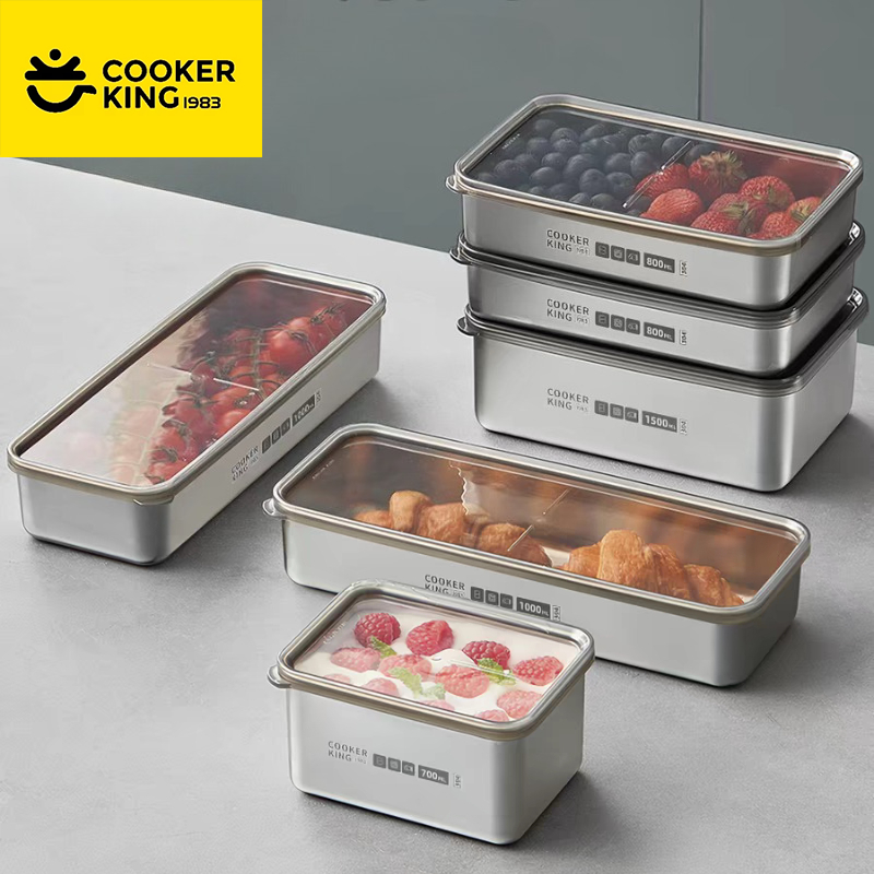 Stainless Lunch Box - Pojemnik do przechowywania COOKER KinG, stal
