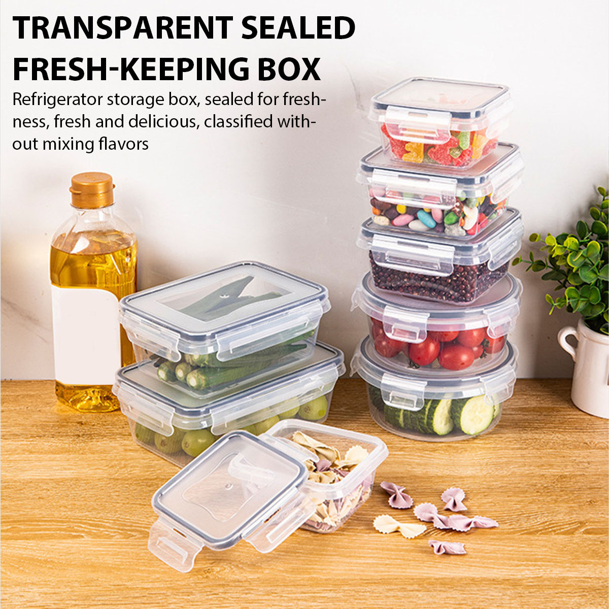 Food Storage Kitchen Container Set - Zestaw pojemników do przechowywania żywności 24