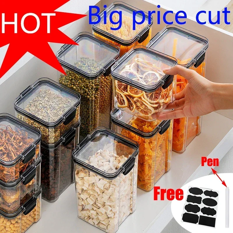 Food Storage Kitchen Container Set - 460-1800ml Zestawy do układania w stosy