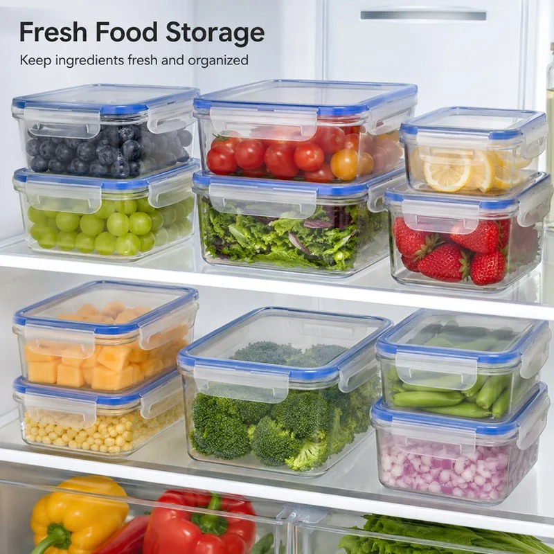 Food Storage Refrigerator - Pojemniki do lodówki w 4 rozmiarach,