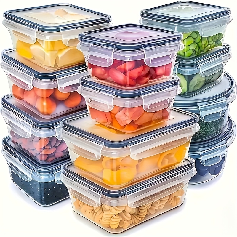 Food Storage Kitchen Container Set - Zestaw 8 sztuk zawiera 4 pojemniki