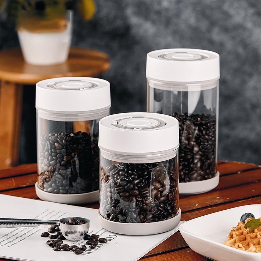 Food Storage Kitchen Container Set - Słoik na kawę ze szkła odpornego