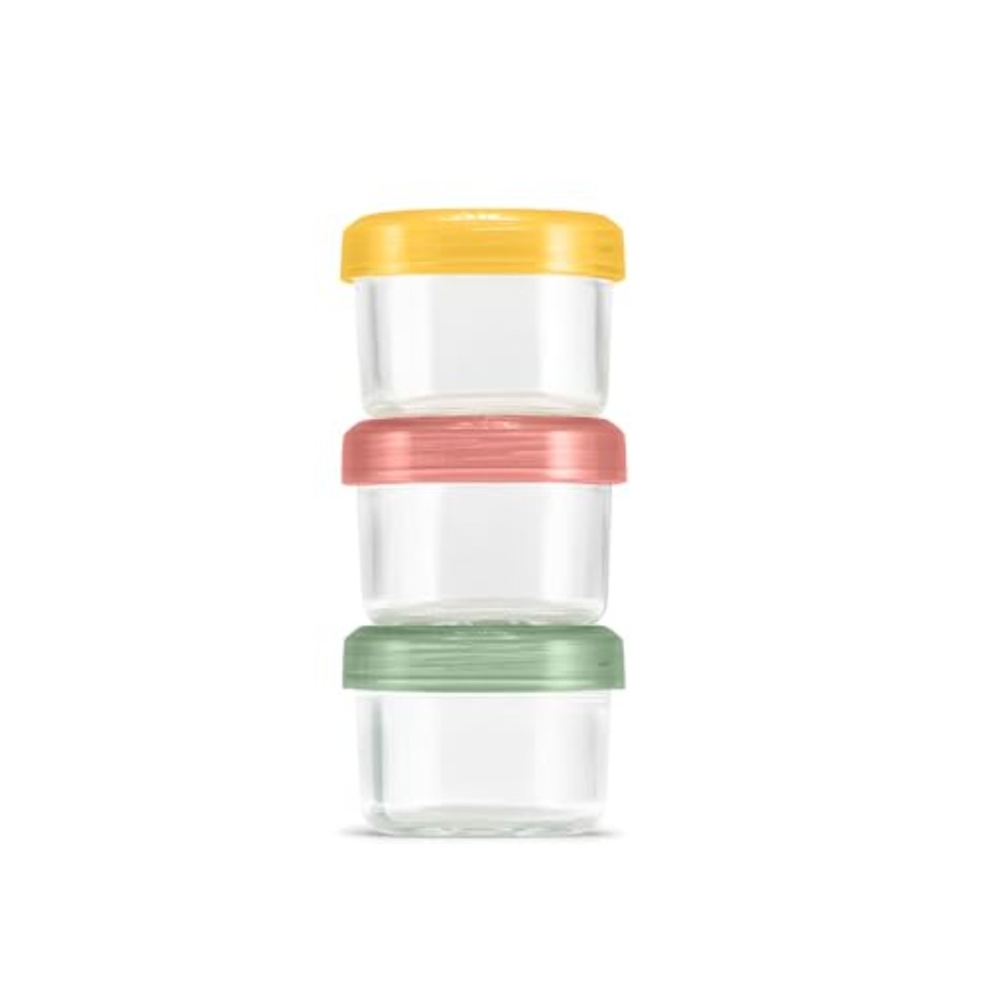 Food Storage Containers Set - Szklane pojemniki do przygotowywania posiłków z