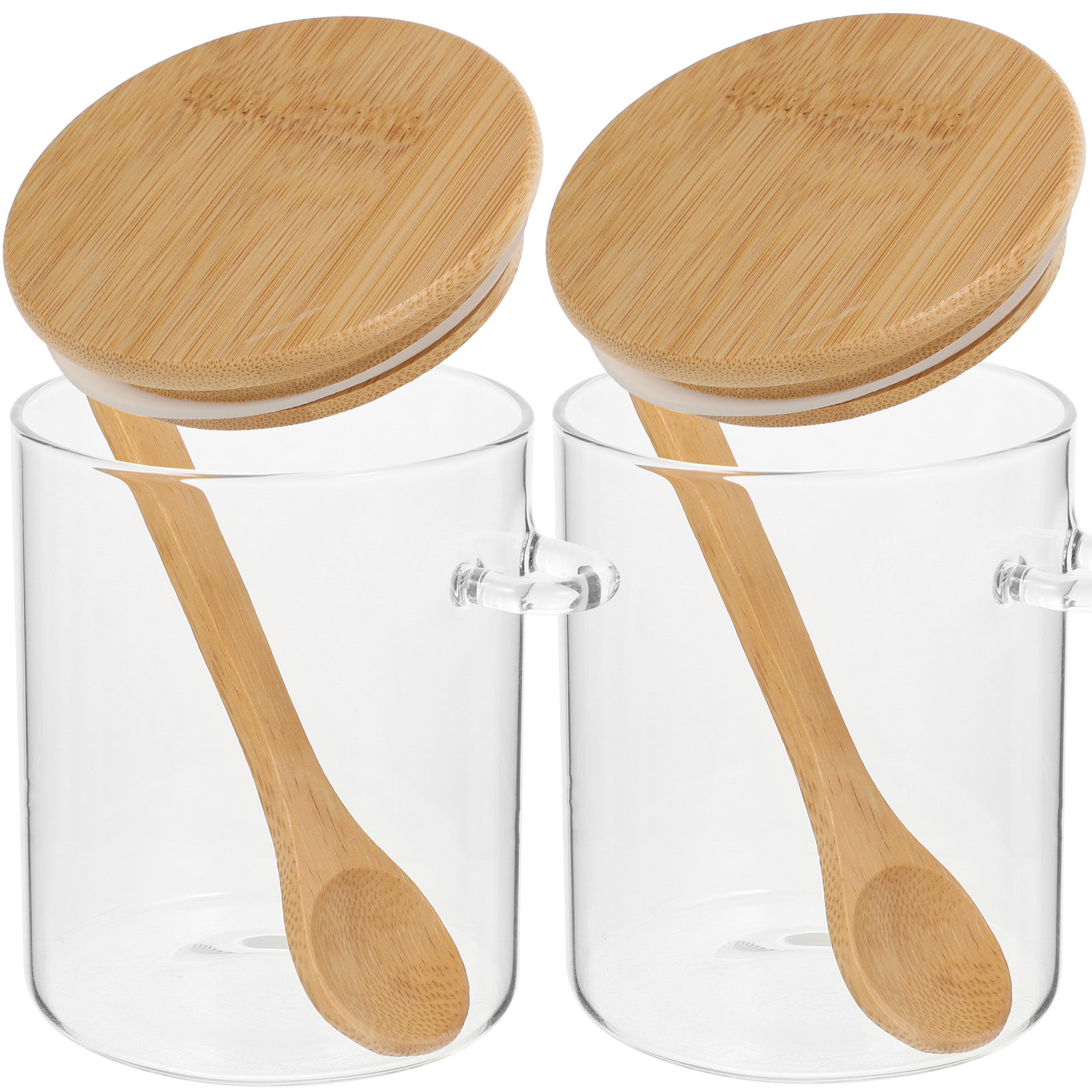 Food Storage In The Kitchen - 2 szt. Przezroczyste pojemniki na mąkę
