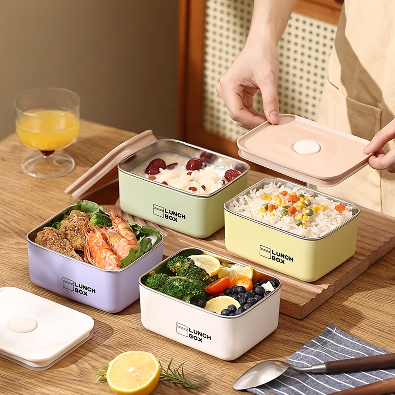 Food Storage Containers Set - Zestaw pojemników na żywność ze stali