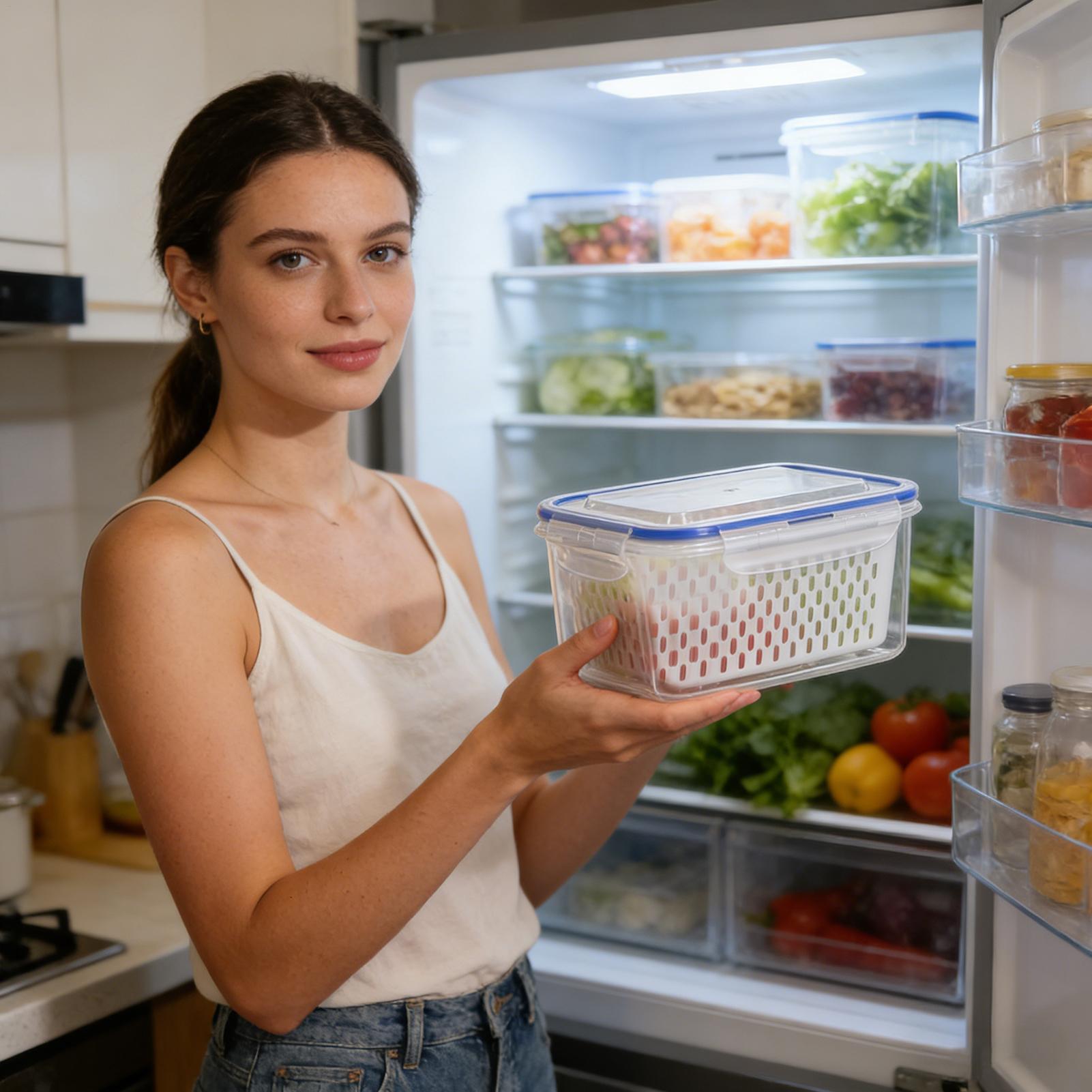 Pojemnik na żywność 4 w 1, prz – Food Storage Refrigerator recenzja i cena