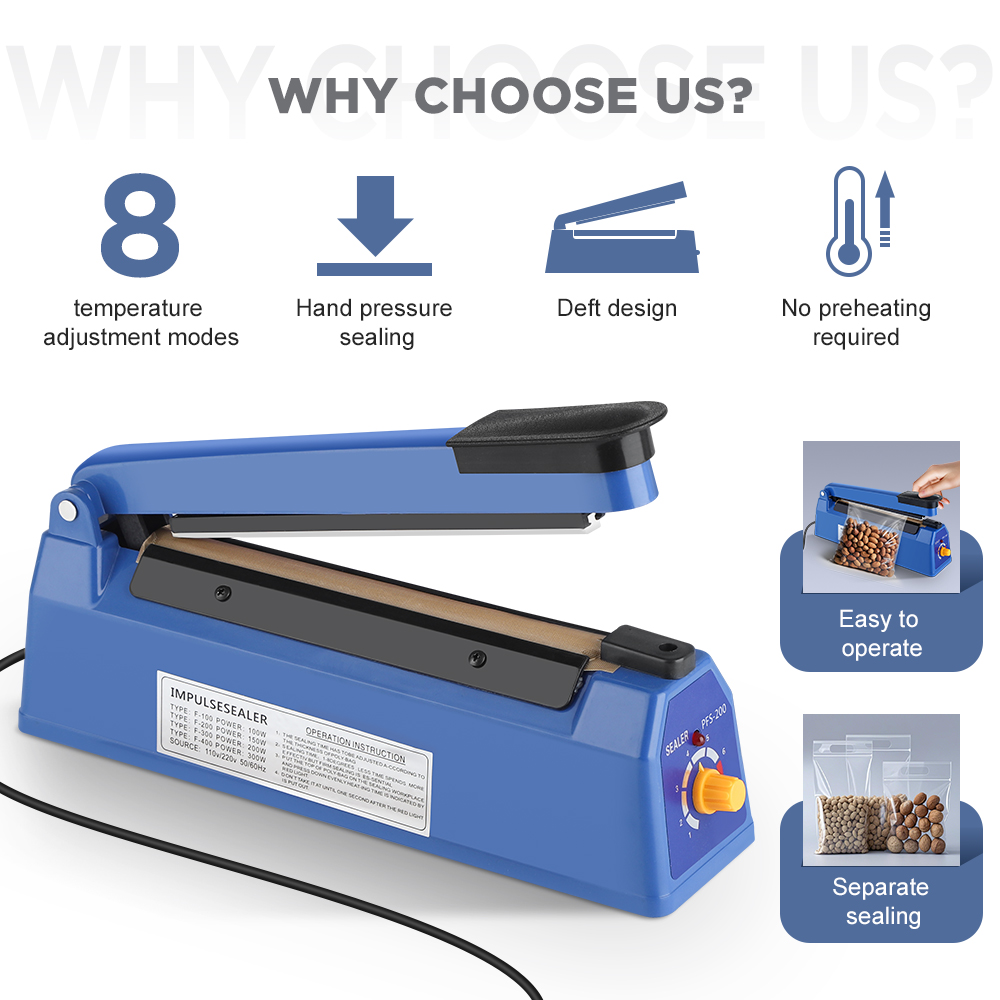 Zgrzewarka impulsowa do żywnoś – Food Storage Vacuum Sealer Machine recenzja i cena