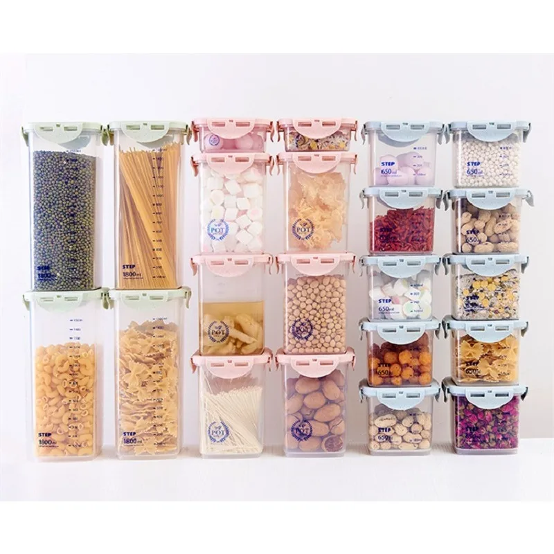 WBBOOMING Zdrowe Plastikowe Po – Food Storage Kitchen Container Set recenzja i cena