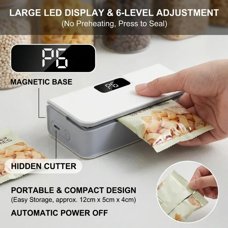 Mini Zgrzewarka do Folii, Prze – Food Storage Vacuum Sealer Machine recenzja i cena