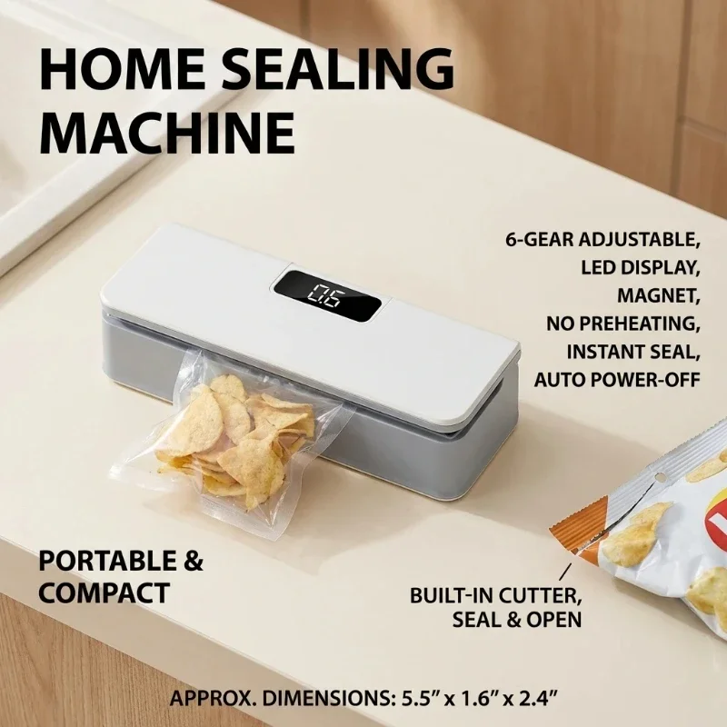 Mini Zgrzewarka do Folii, Prze – Food Storage Vacuum Sealer Machine recenzja i cena