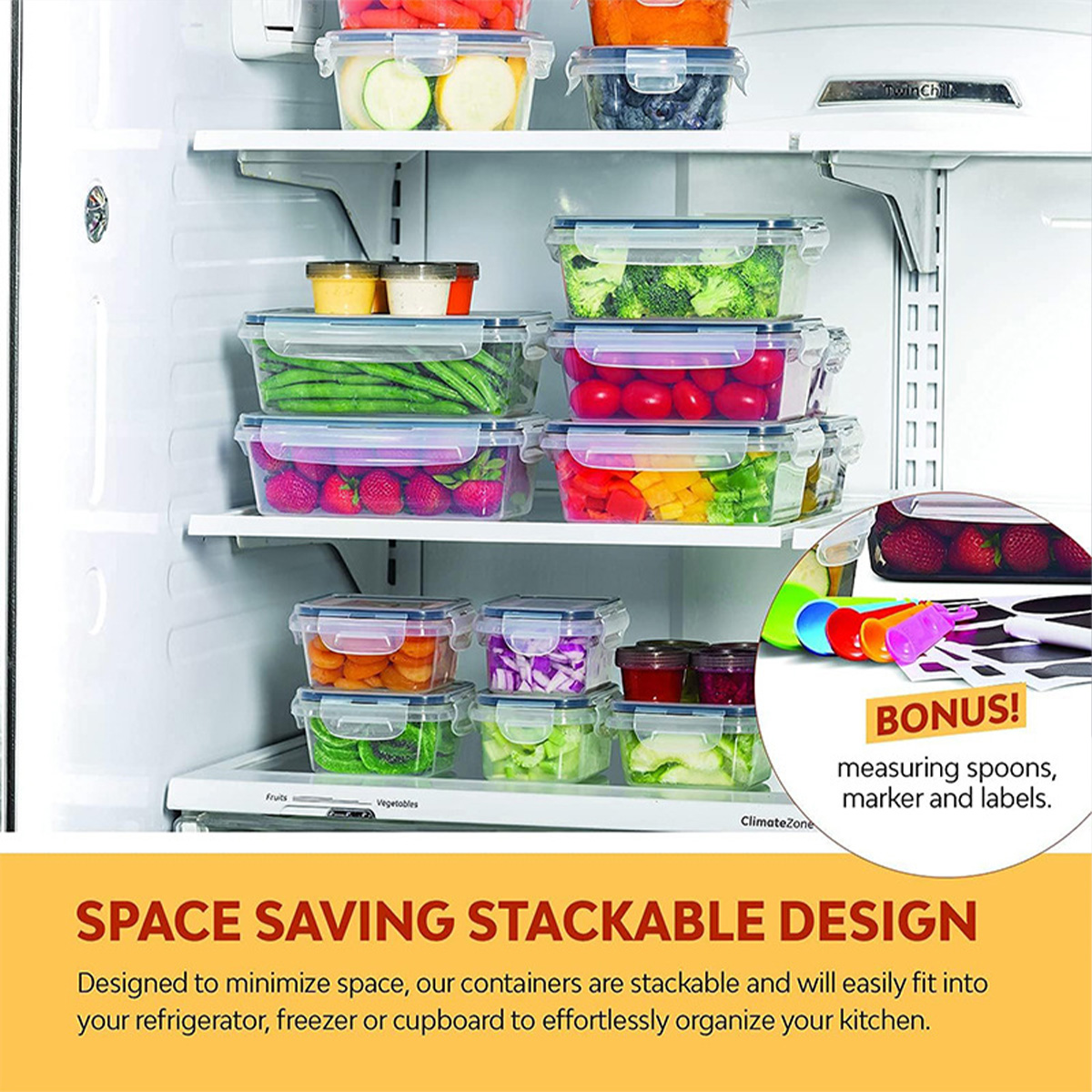 Zestaw pojemników do przechowy – Food Storage Kitchen Container Set recenzja i cena
