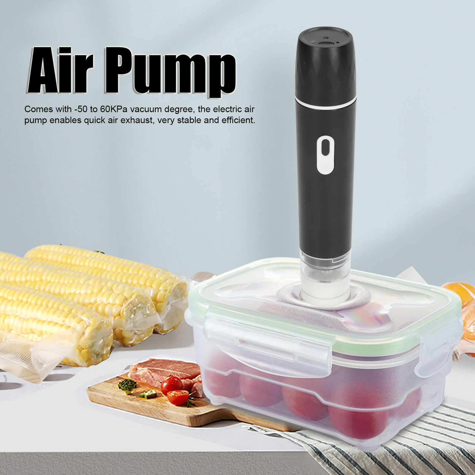 Elektryczna pompka powietrza,  – Food Storage Vacuum Sealer Machine recenzja i cena