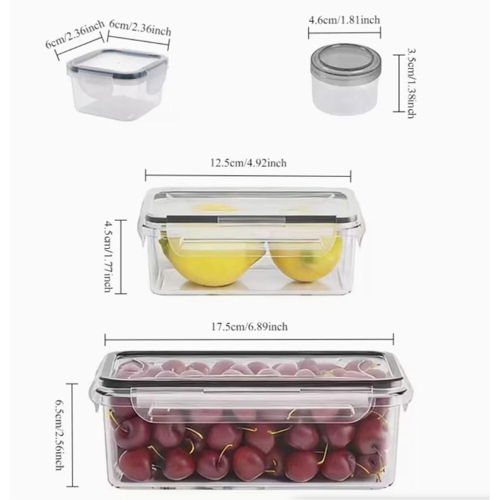4-częściowy zestaw przezroczys – Food Storage Containers Set recenzja i cena