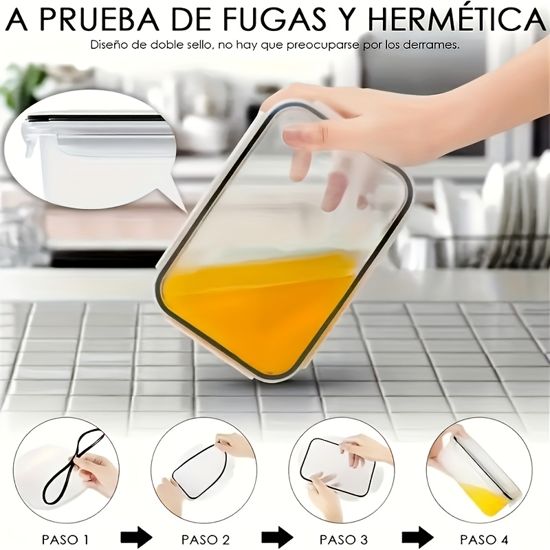 Zestaw 8 sztuk zawiera 4 pojem – Food Storage Kitchen Container Set recenzja i cena