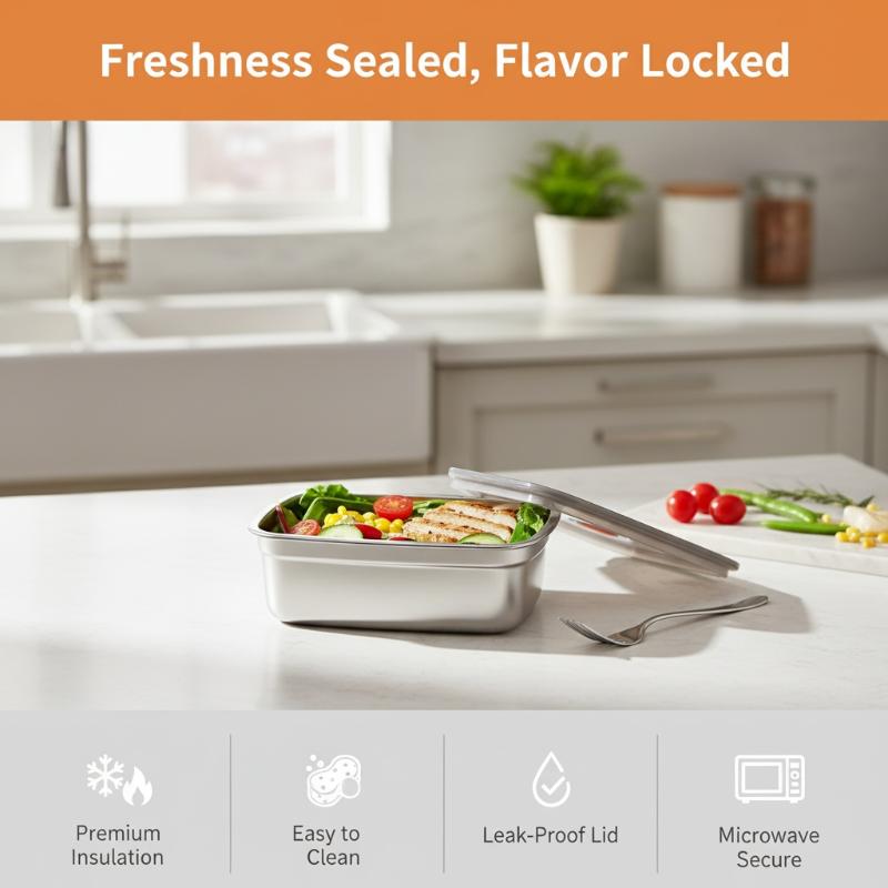 Pojemnik na lunch ze stali nie – Stainless Lunch Box recenzja i cena