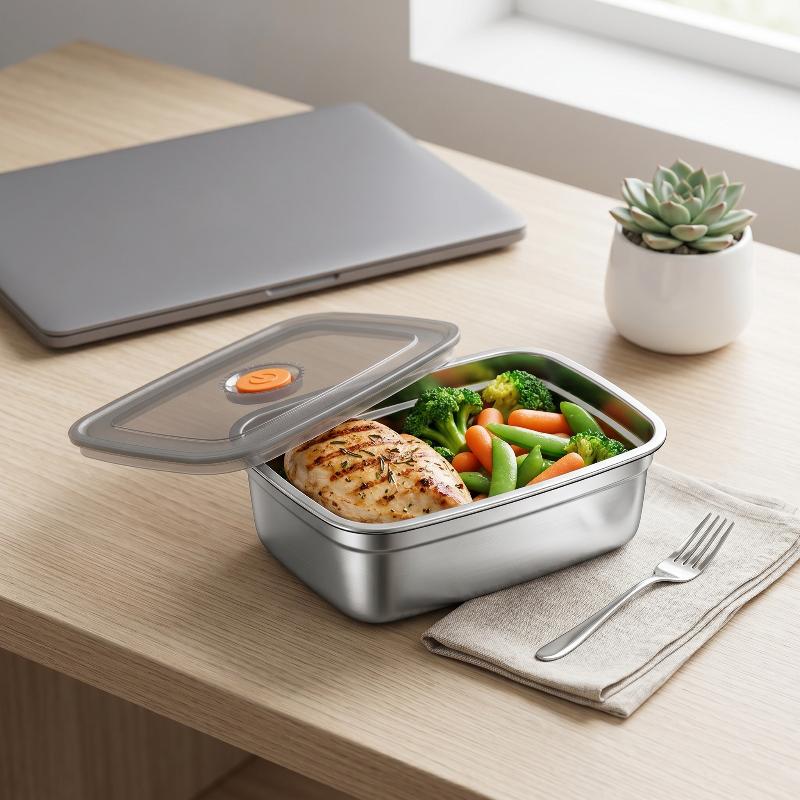 Pojemnik na lunch ze stali nie – Stainless Lunch Box recenzja i cena