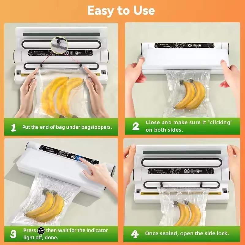 Maszyna do pakowania próżniowe – Food Storage Vacuum Sealer Machine recenzja i cena