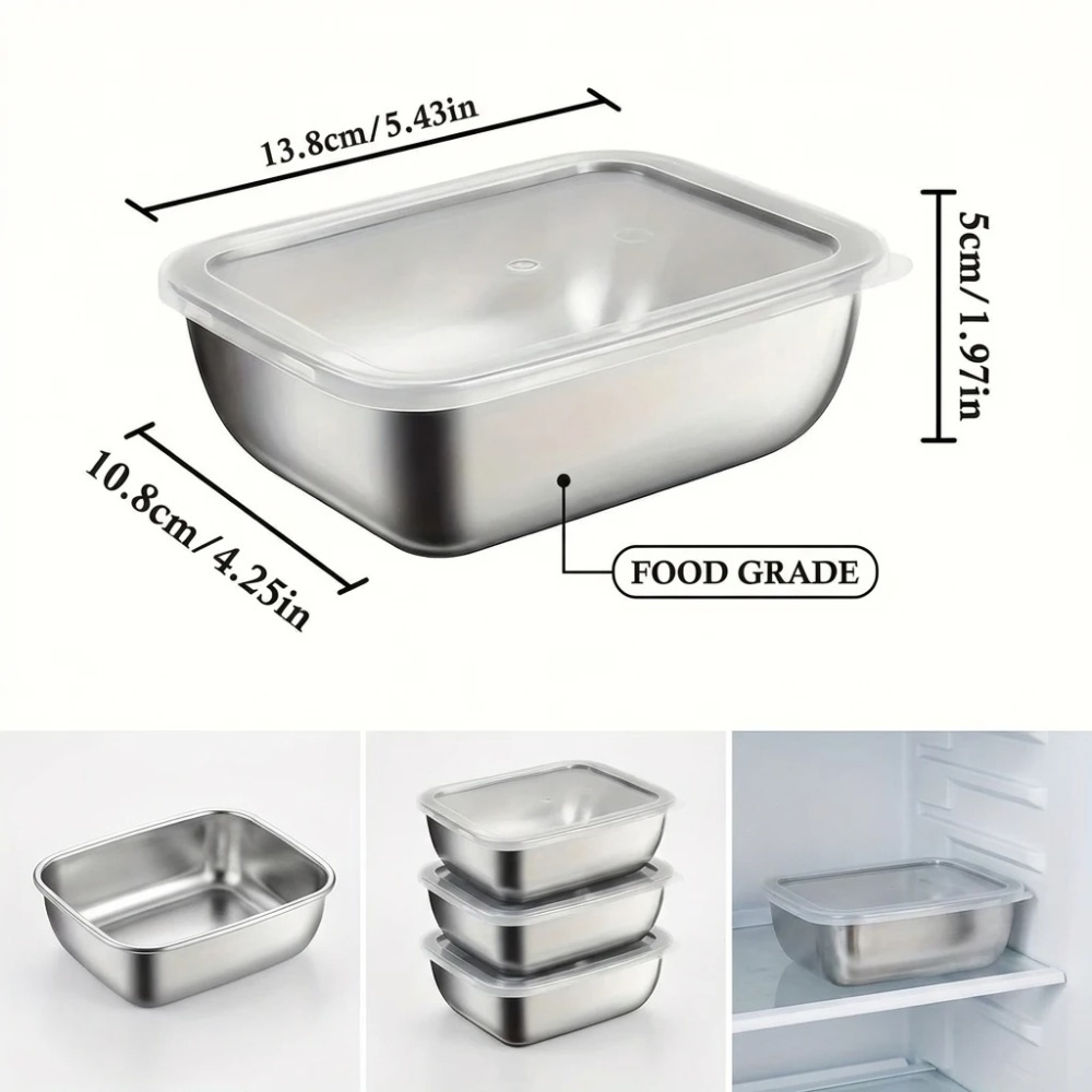 6 SZT. Pojemników na żywność z – Food Storage Kitchen Container Set recenzja i cena
