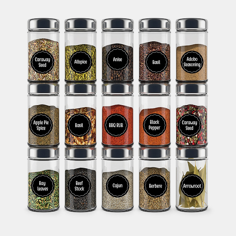 8 arkuszy etykiet na butelki z – Food Storage Label recenzja i cena