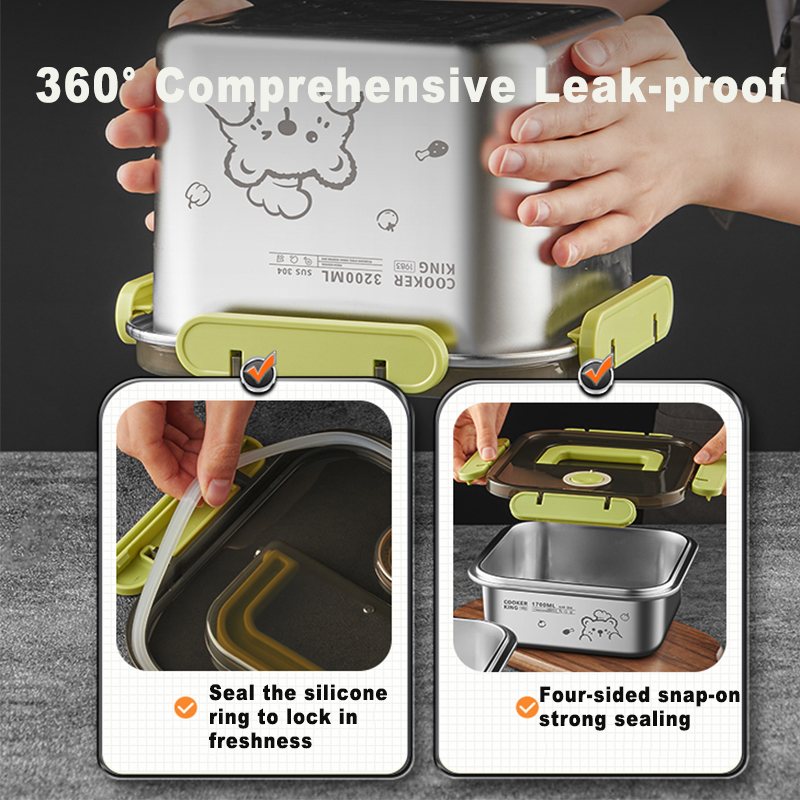 COOKER KING Pojemnik na żywnoś – Stainless Lunch Box recenzja i cena