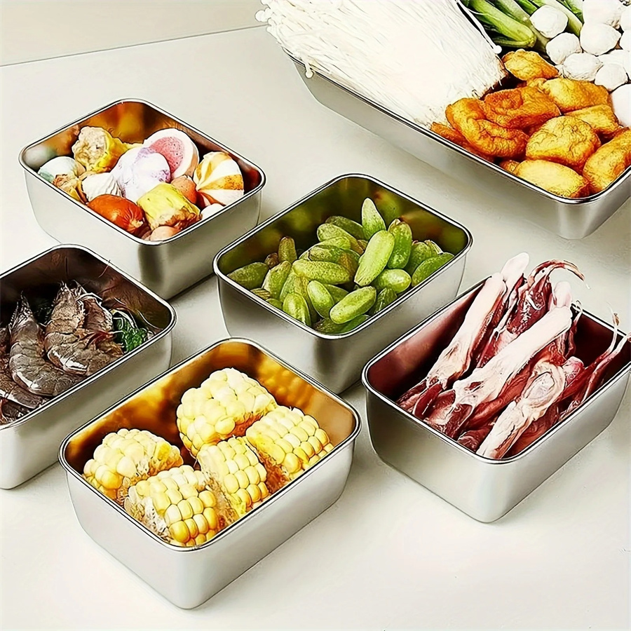 1/3/5 sztuk Pudełko do przecho – Stainless Lunch Box recenzja i cena
