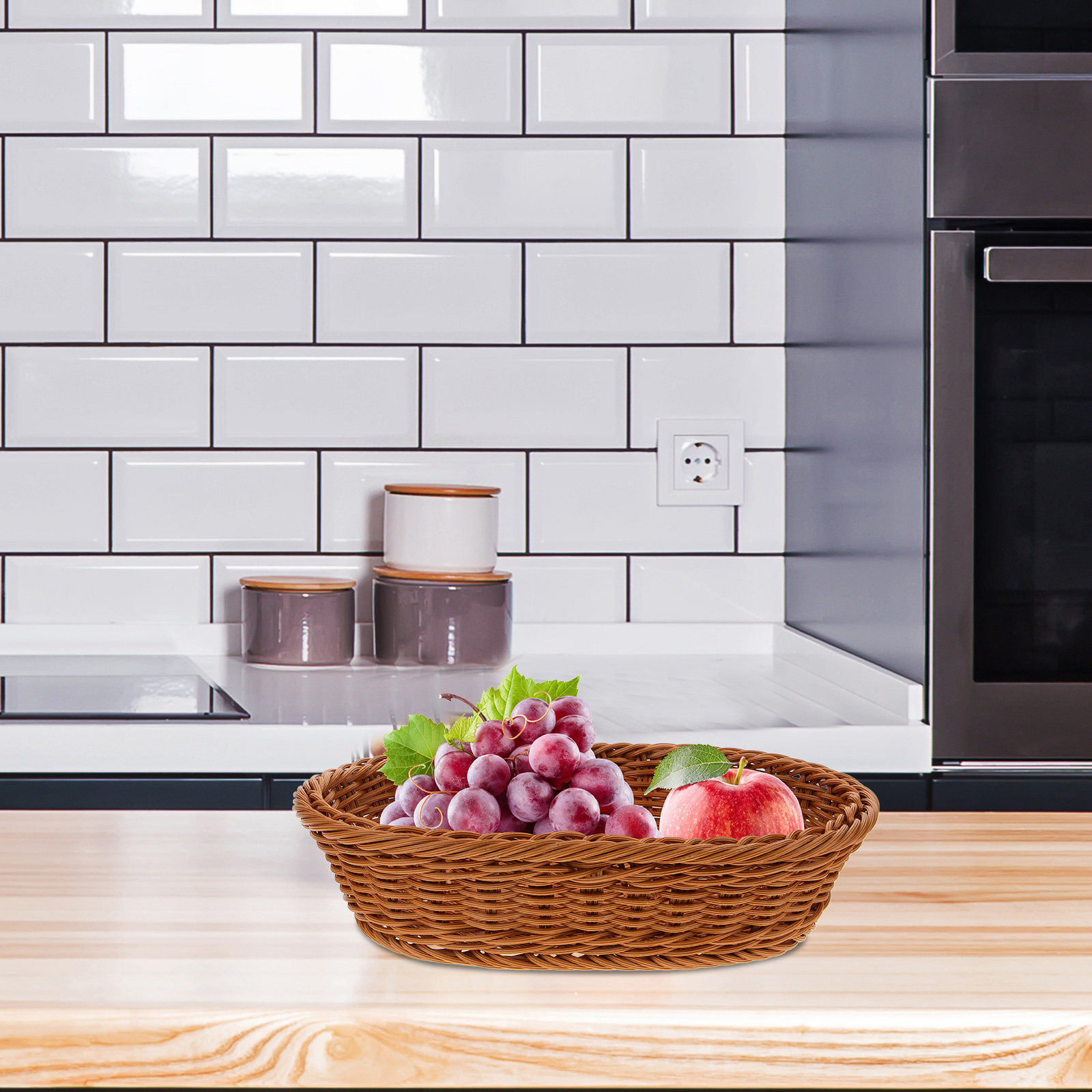 Owalny kosz na owoce z tkaniny – Food Storage Home recenzja i cena