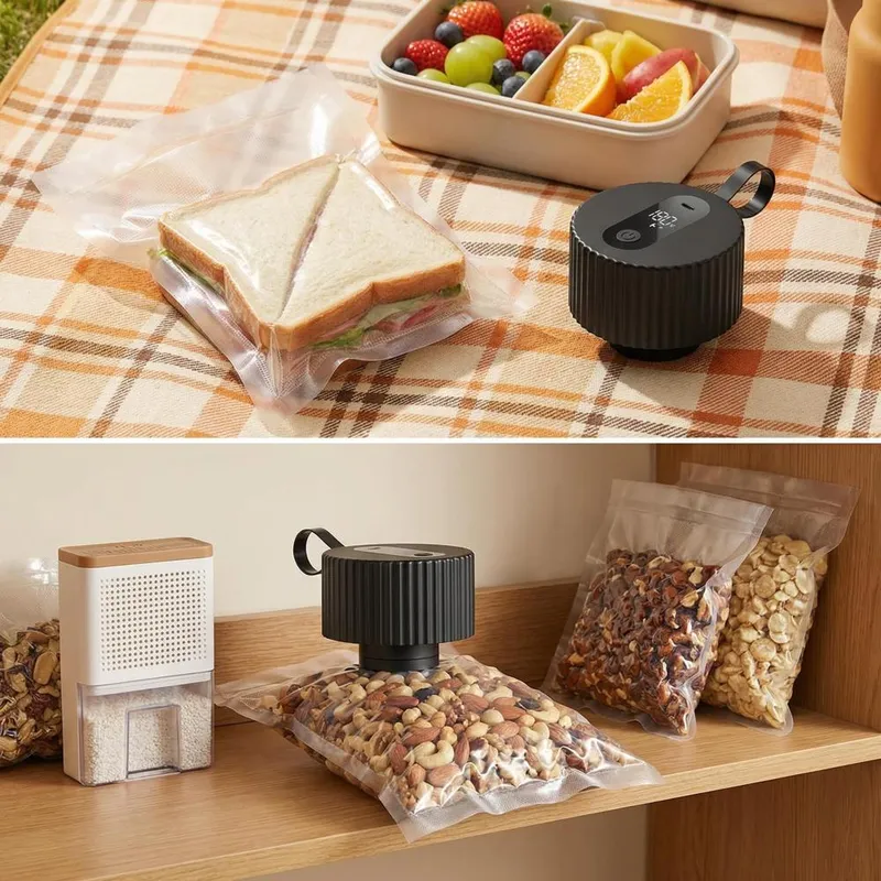 Elektryczny zestaw do próżniow – Food Storage Vacuum Sealer Machine recenzja i cena