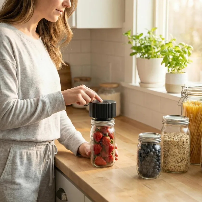 Elektryczny zestaw do próżniow – Food Storage Vacuum Sealer Machine recenzja i cena