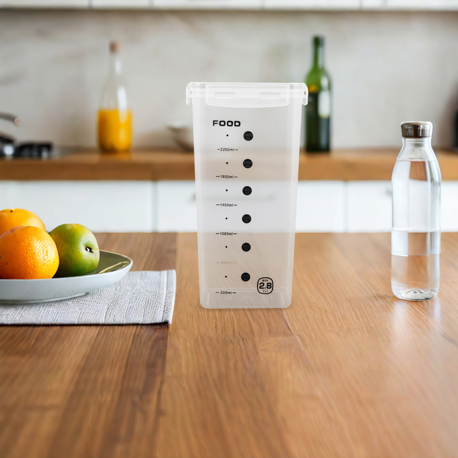 2 szt. szczelnych, przezroczys – Food Storage In The Kitchen recenzja i cena